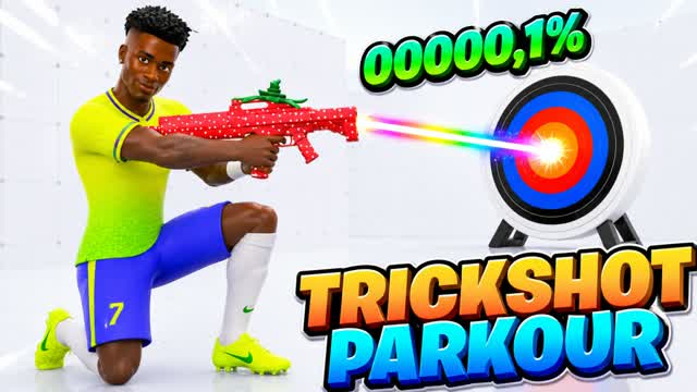 β½ SUPER VINI TRICKSHOT PARKOUR β Fortnite Creative map
