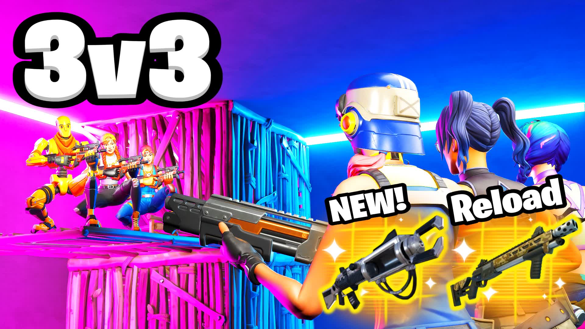 Full Piece 3v3 π― β Fortnite Creative map