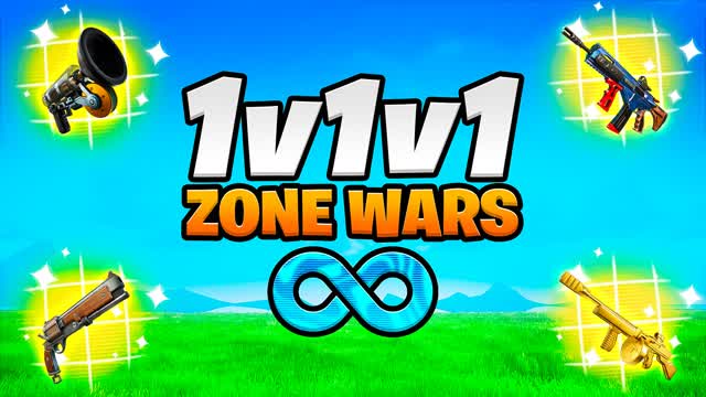 Infinite 1V1V1 Zone Wars — Fortnite Creative map