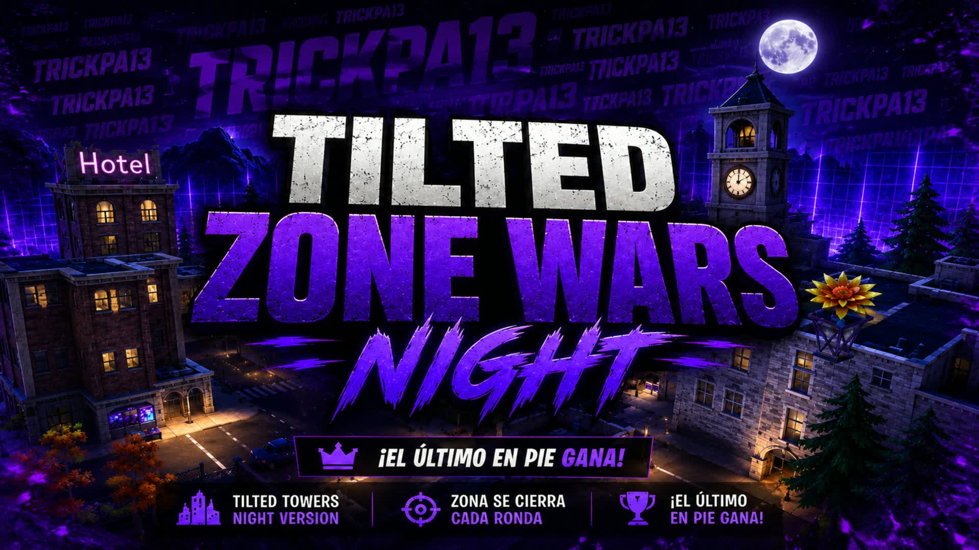 TILTED ZONE WARS NIGHT — Fortnite Creative map