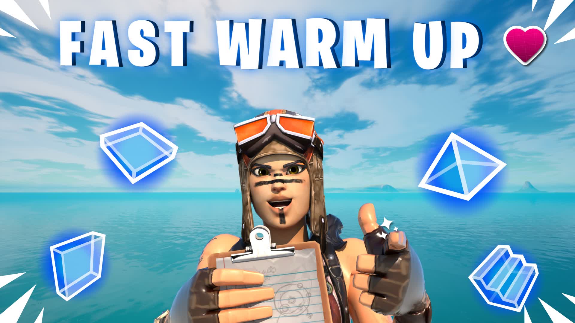 FAST WARM-UP ☀️ — Fortnite Creative map