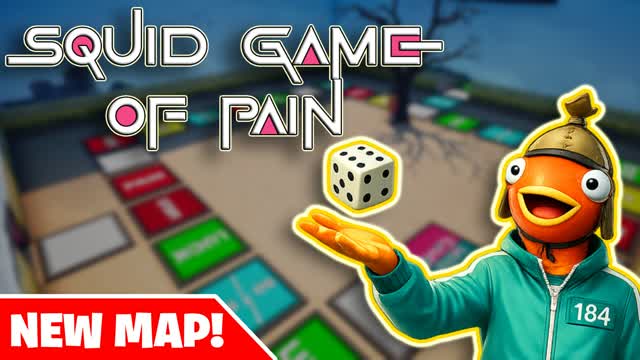 🎲SQUID GAME OF PAIN🎲 BOARD GAME — Fortnite Creative map