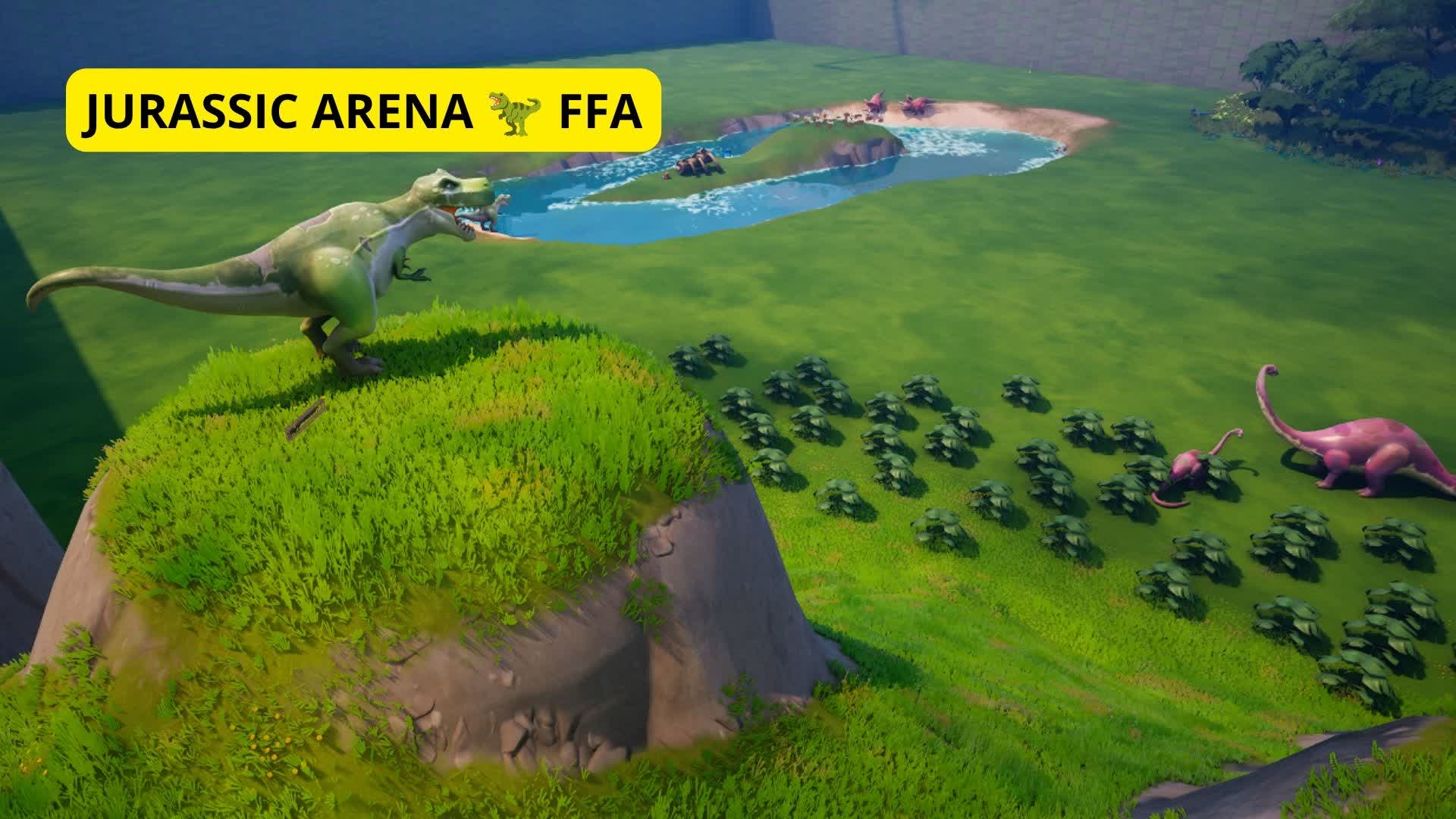 JURASSIC ARENA 🦖 FFA — Fortnite Creative map