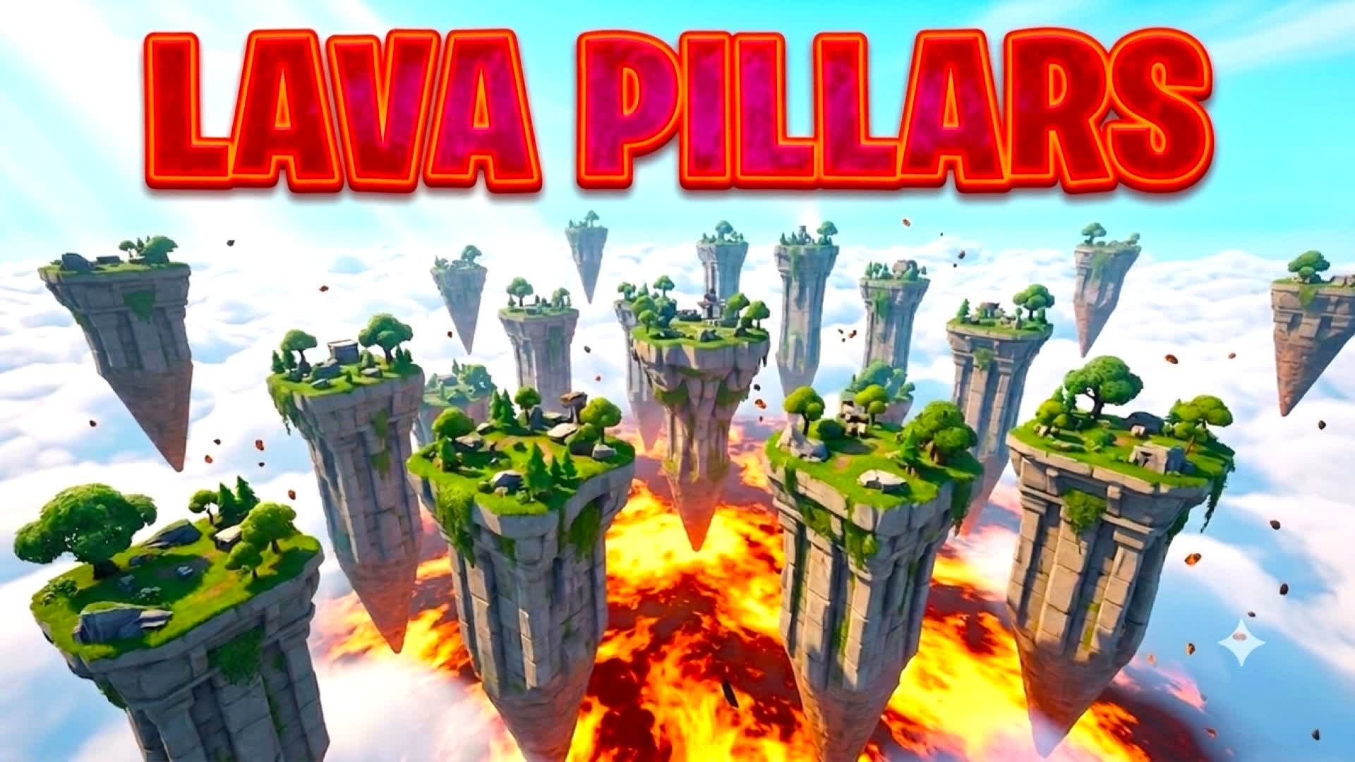 LAVA PILLARS — Fortnite Creative map