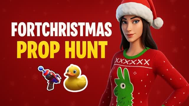 ESCONDITE ๐
FORTCHRISTMAS PROP HUNT โ Fortnite Creative map