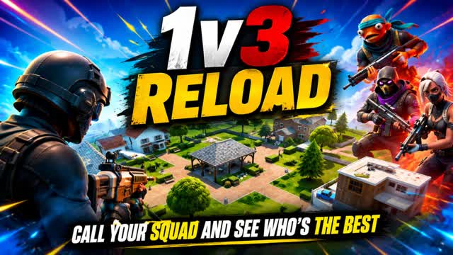 RELOAD 1V3 - NEW COMBAT — Fortnite Creative map