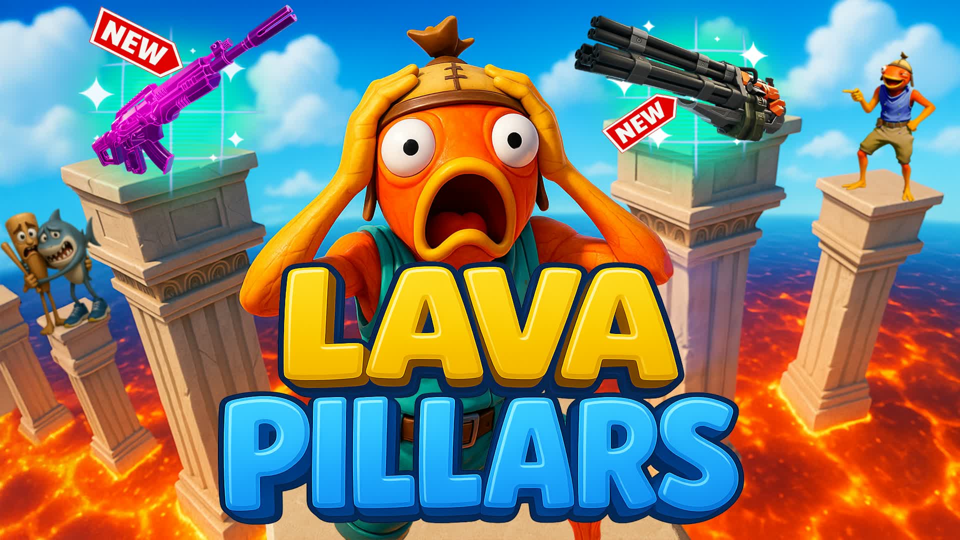 LAVA PILLARS BRAINROT🌋 — Fortnite Creative map