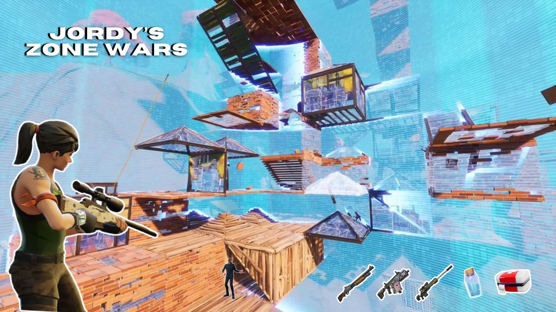 Jordy's FFA Zone Wars π« β Fortnite Creative map