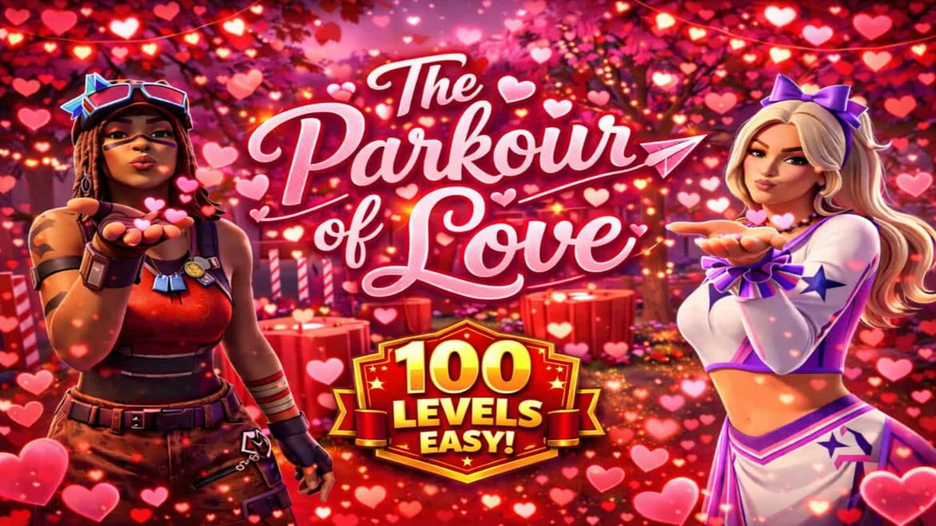 The Parkour Of Love — Fortnite Creative map