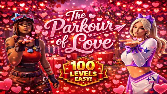 The Parkour Of Love — Fortnite Creative map