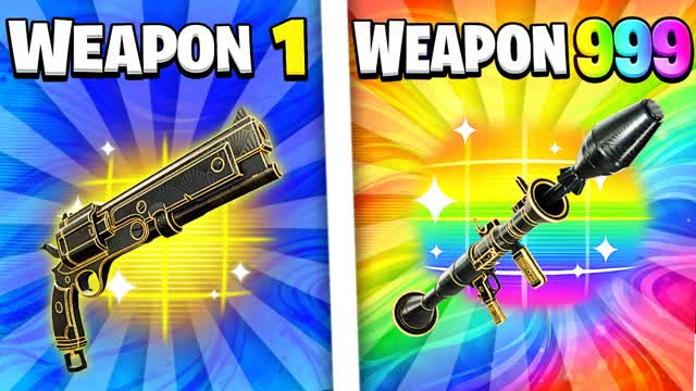 😎 SUPER FUN GUN GAME 🔫 ONE SHOT — Fortnite Creative map