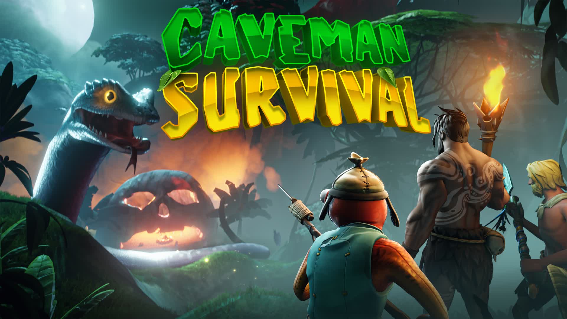 CAVEMAN SURVIVAL β Fortnite Creative map