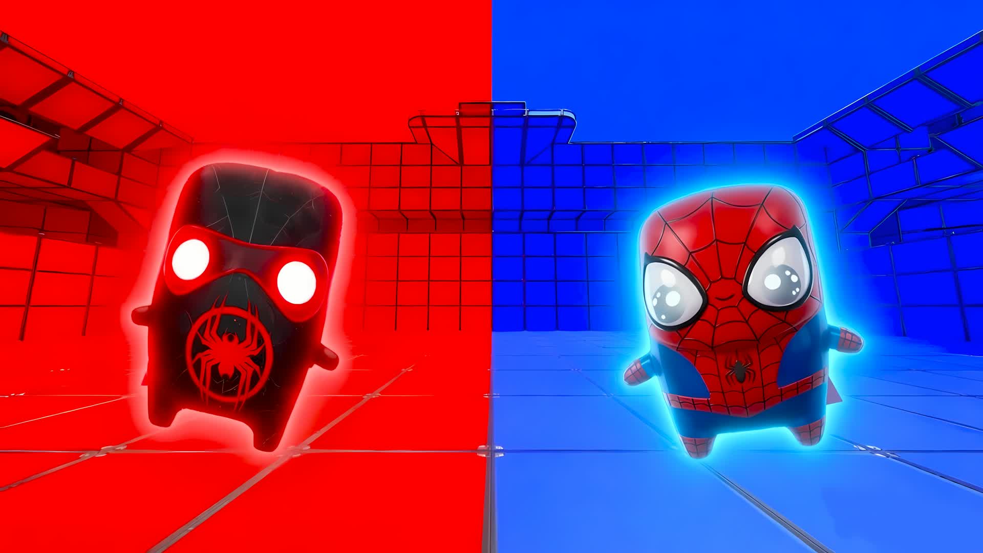 🕷️RED VS BLUE SPIDER SPRITE🕸️ — Fortnite Creative map