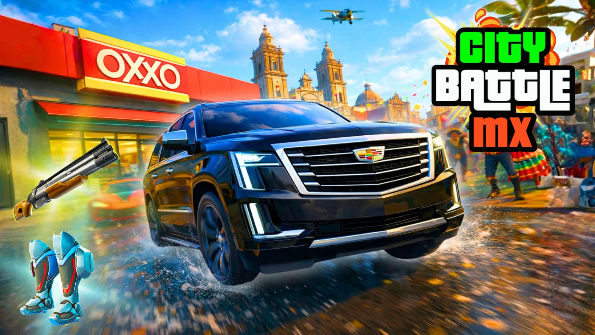🌆CITY BATTLE MX💥 — Fortnite Creative map