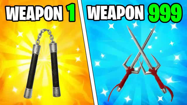 TMNT GUN GAME ONE SHOT π’ β Fortnite Creative map