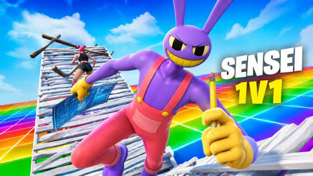 SENSEI 1V1 BUILD FIGHTS (200 PUMPS) — Fortnite Creative map