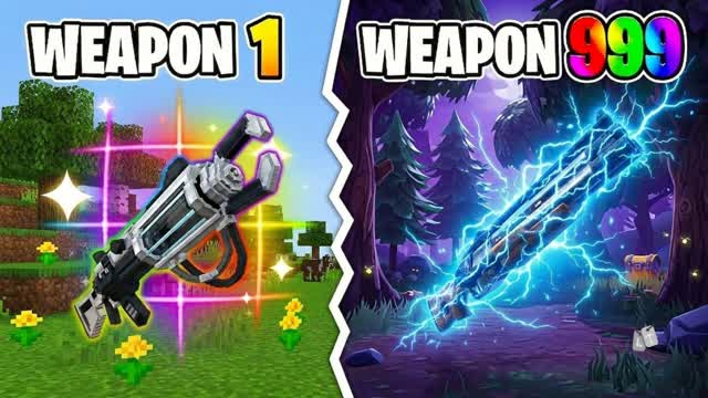 GUN GAME OF MADNESS😱 — Fortnite Creative map