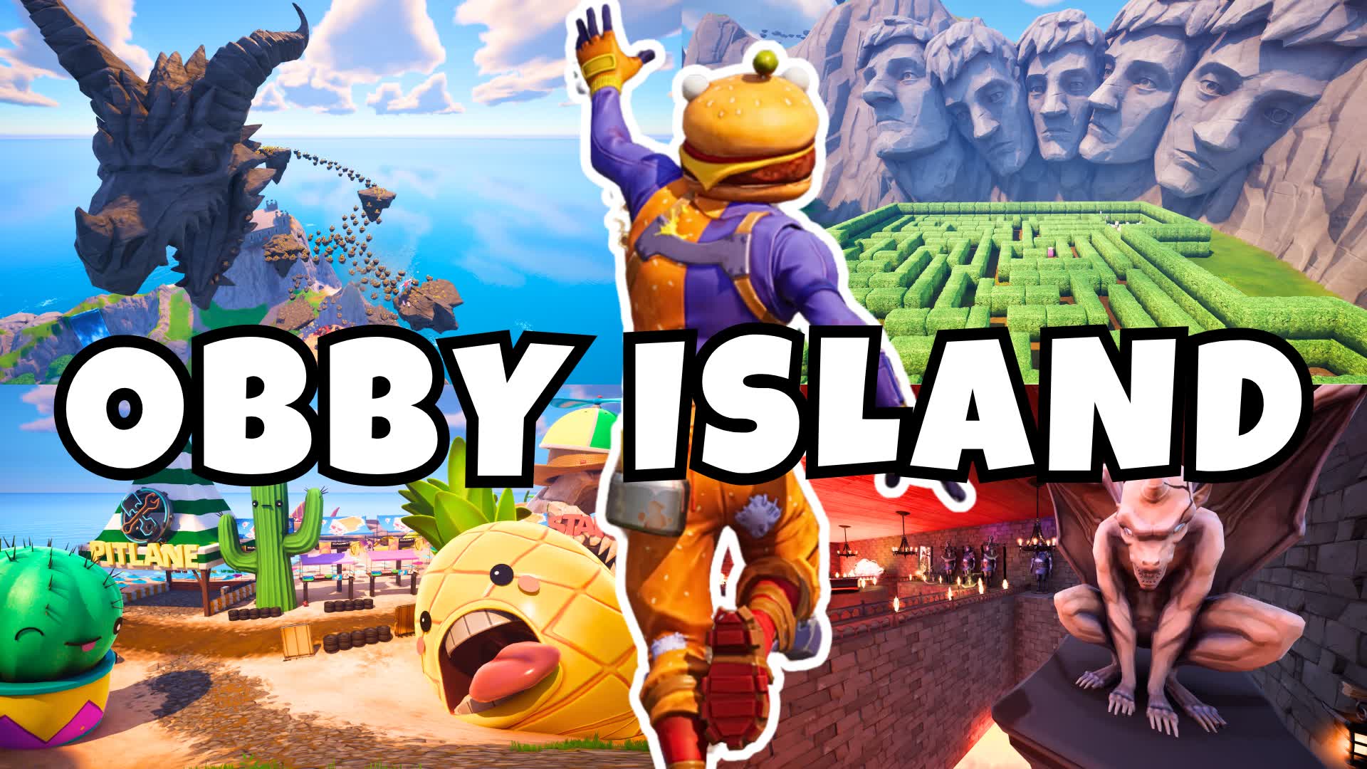 OBBY ISLAND - OPEN WORLD — Fortnite Creative map