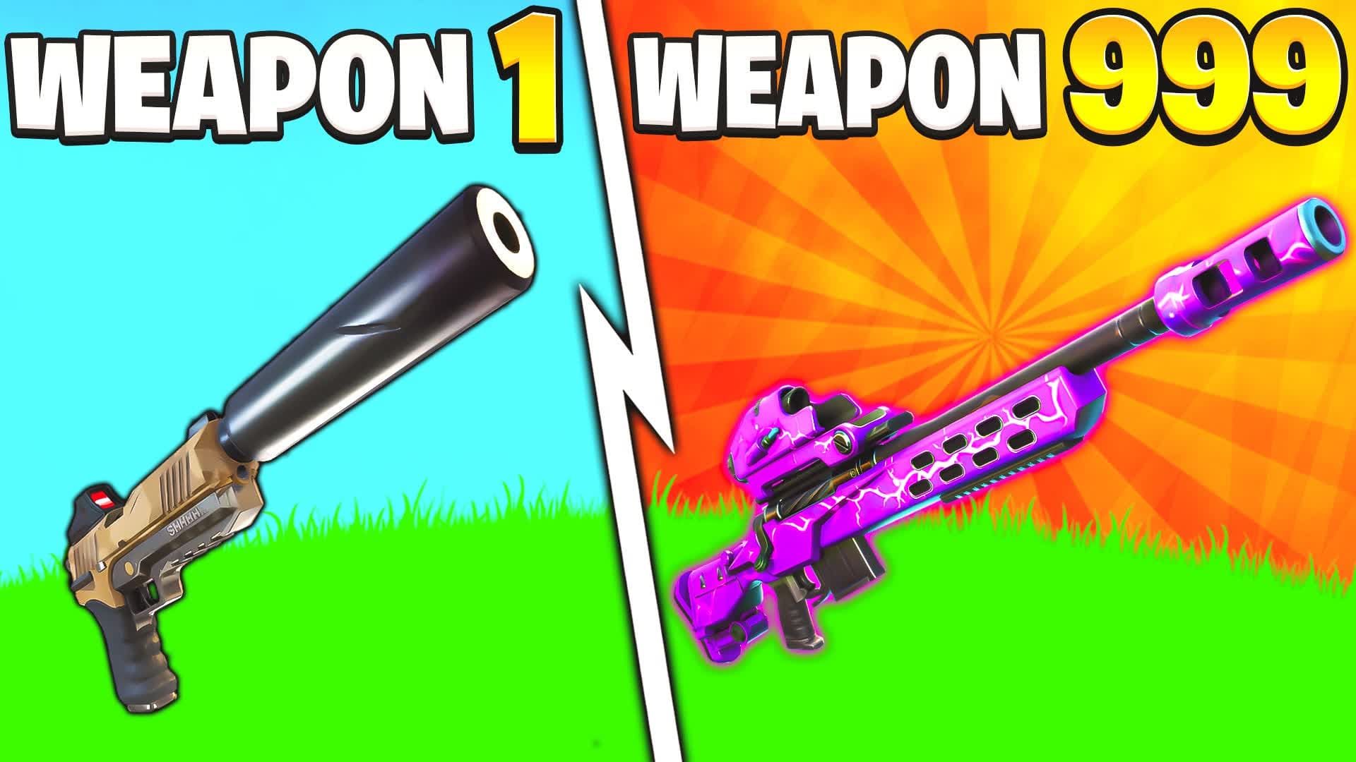 ποΈ SUMMER ONE SHOT π― GUN GAME π« BOTS β Fortnite Creative map