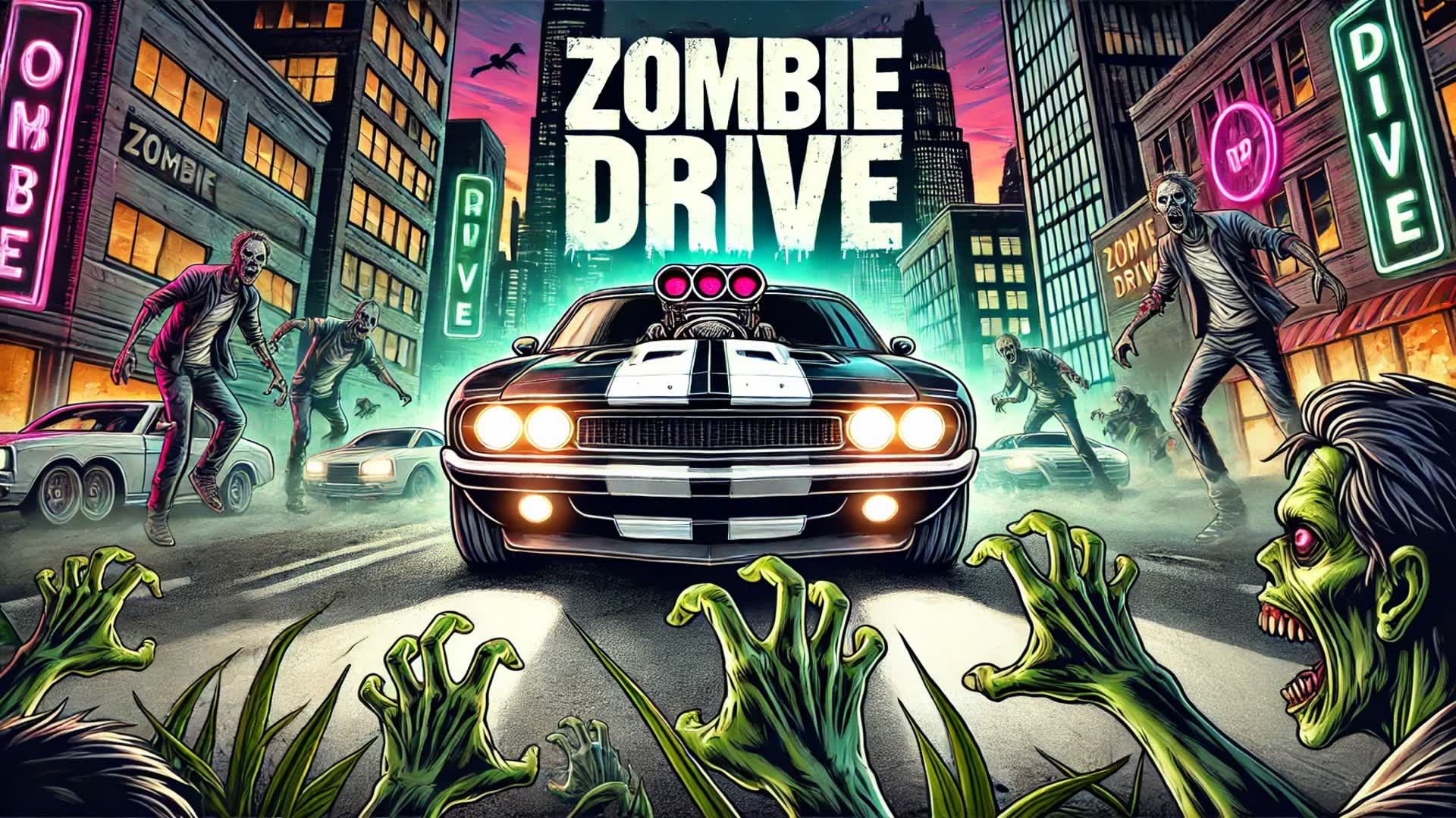 ZOMBIE DRIVING β Fortnite Creative map