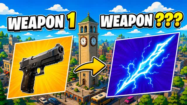 SECRET TILTED GUN GAME 🔫 ONE SHOT 🎯 — Fortnite Creative map