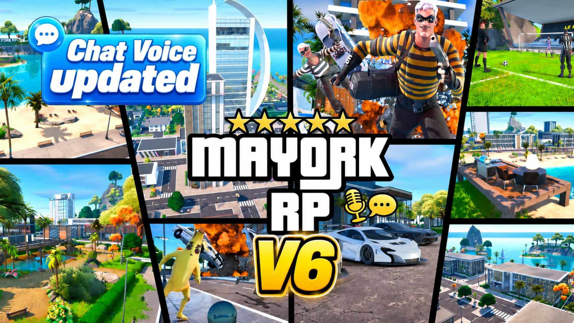 Mayork RP V6 — Fortnite Creative map