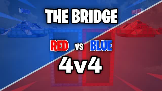 THE BRIDGE | RED vs Blue ๐ด๐ต 4v4 โ Fortnite Creative map