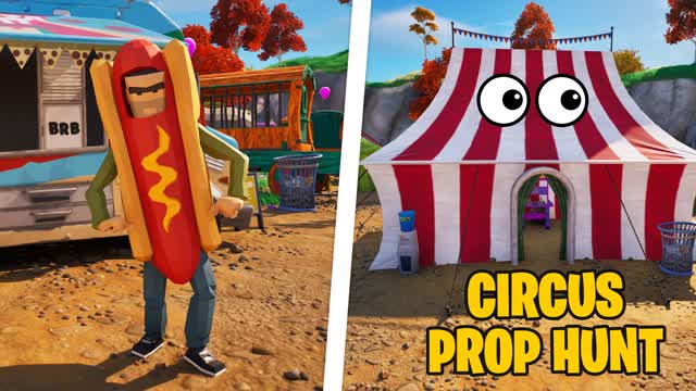 Prop Hunt Circus โ Fortnite Creative map