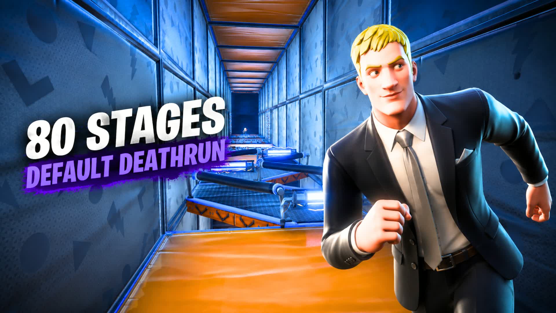 80 Stages Default Deathrun — Fortnite Creative map
