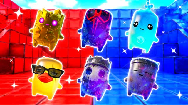 RED VS BLUE PERFECT TRACE π΄π΅ β Fortnite Creative map