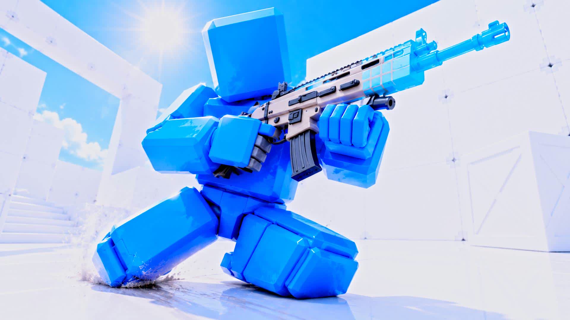 RED VS BLUE 🔴🔵UNCLE NUKE — Fortnite Creative map