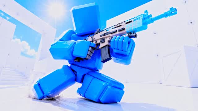 RED VS BLUE 🔴🔵UNCLE NUKE — Fortnite Creative map