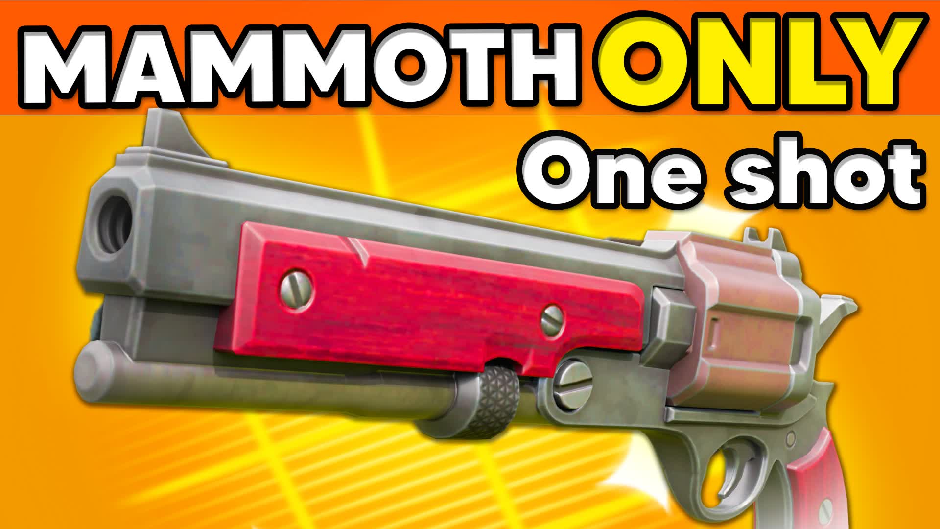 MAMMOTH PISTOL ONE SHOT β Fortnite Creative map