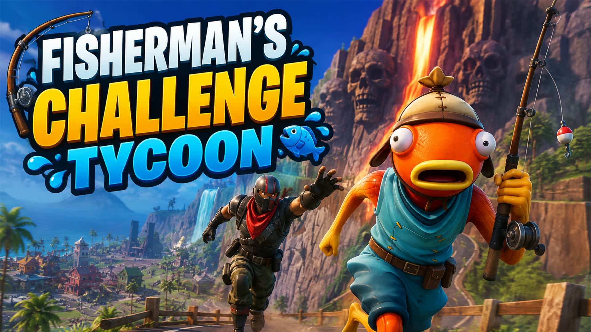 Fisherman's Challenge Fishing Tycoon — Fortnite Creative map
