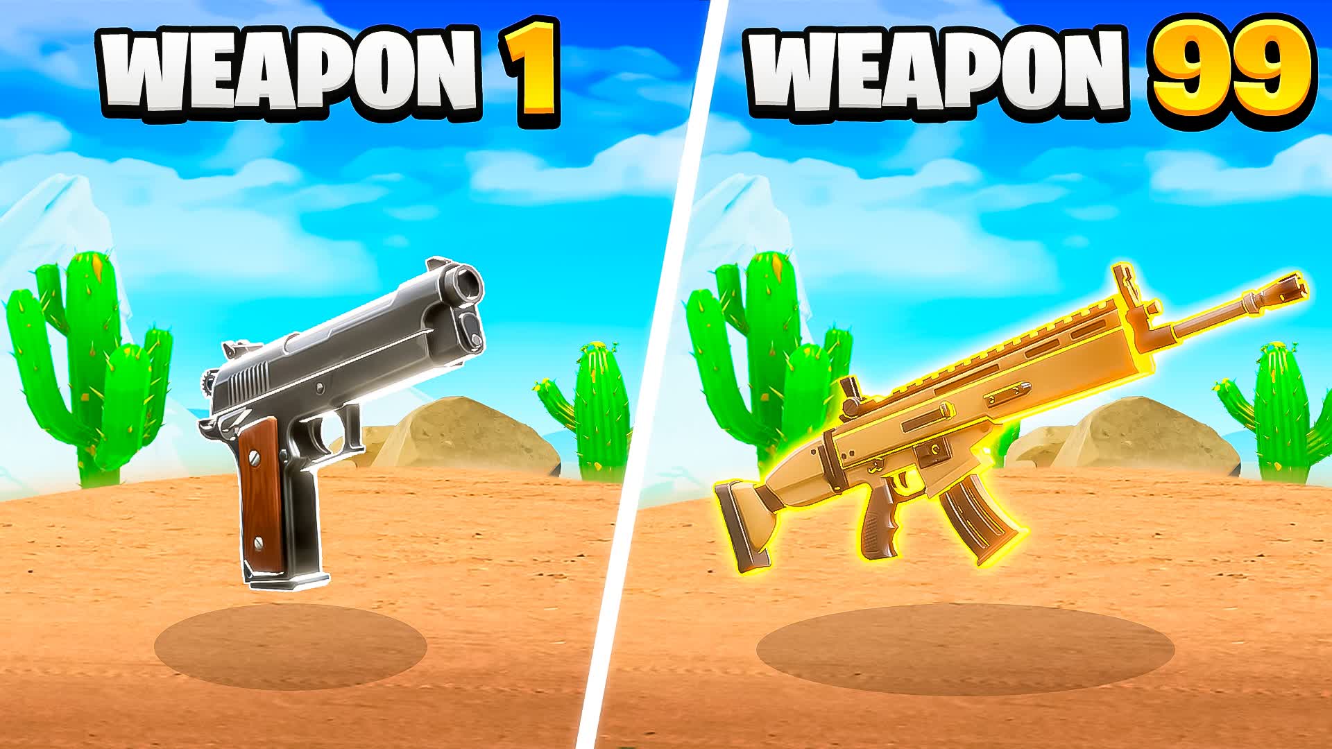 DESERT GUN GAME π΅ β Fortnite Creative map