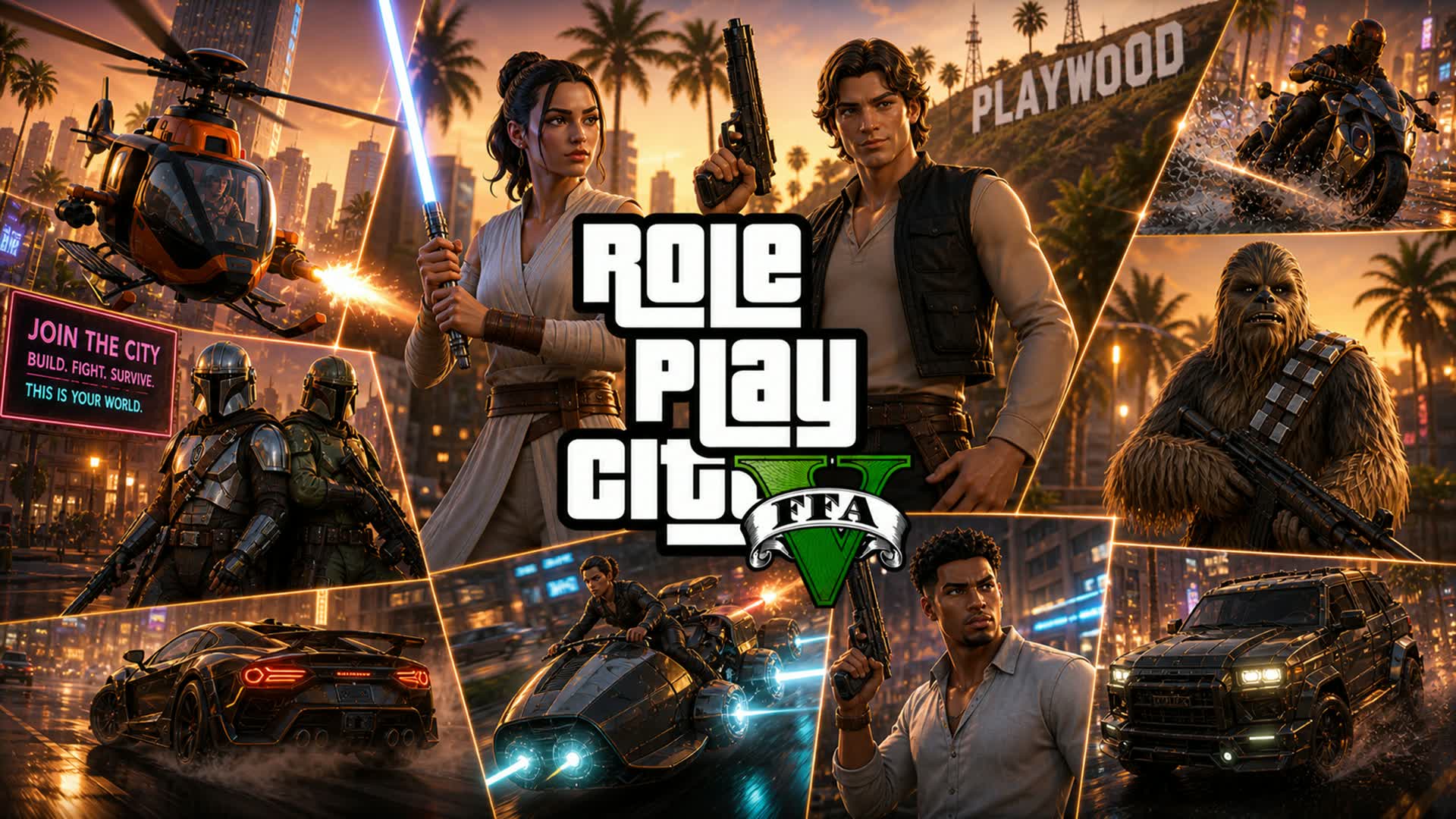 π STAR WARS FFA: ROLE PLAY CITY π β Fortnite Creative map
