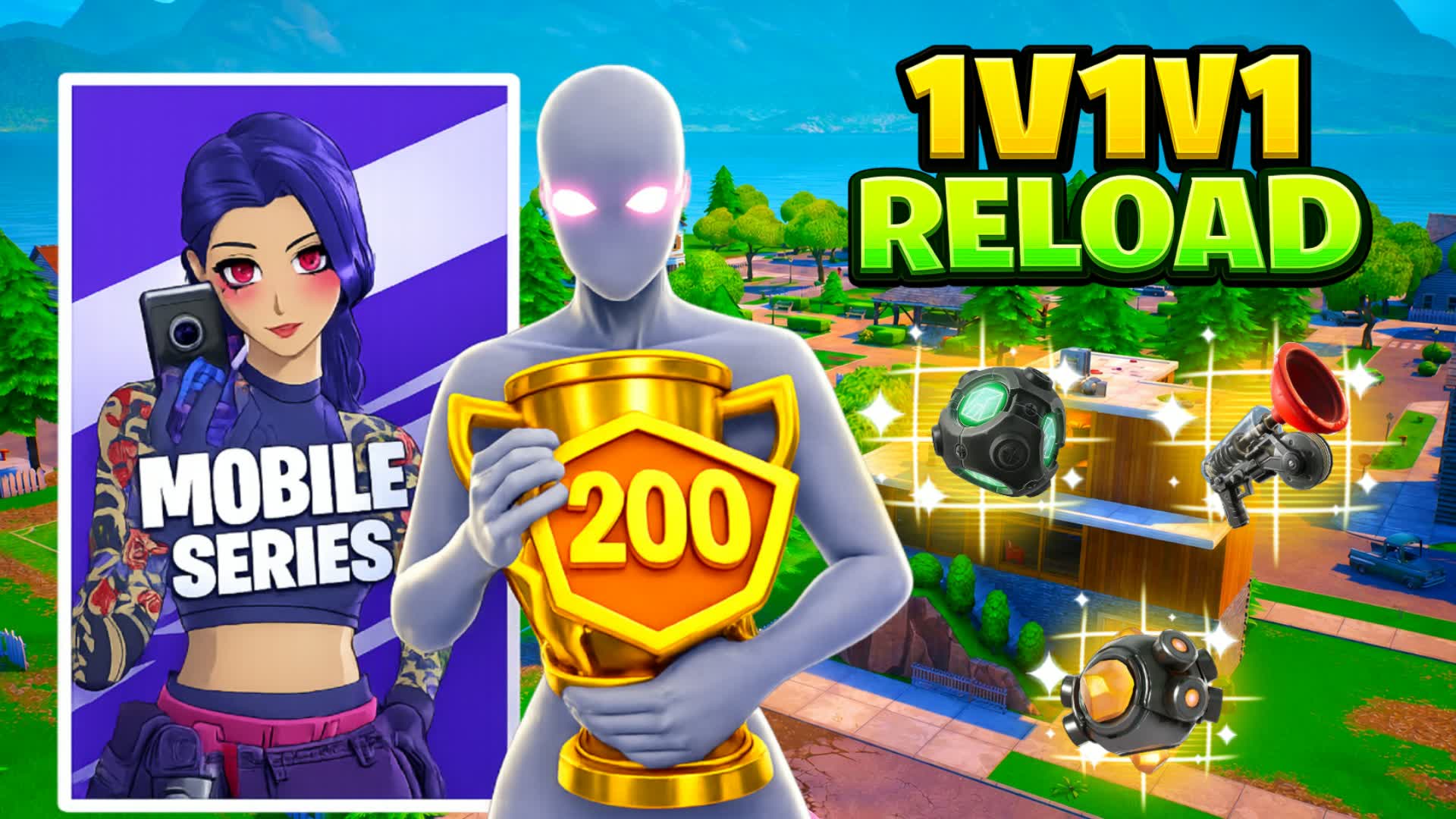 RELOAD FFA 1v1v1 ZB β Fortnite Creative map