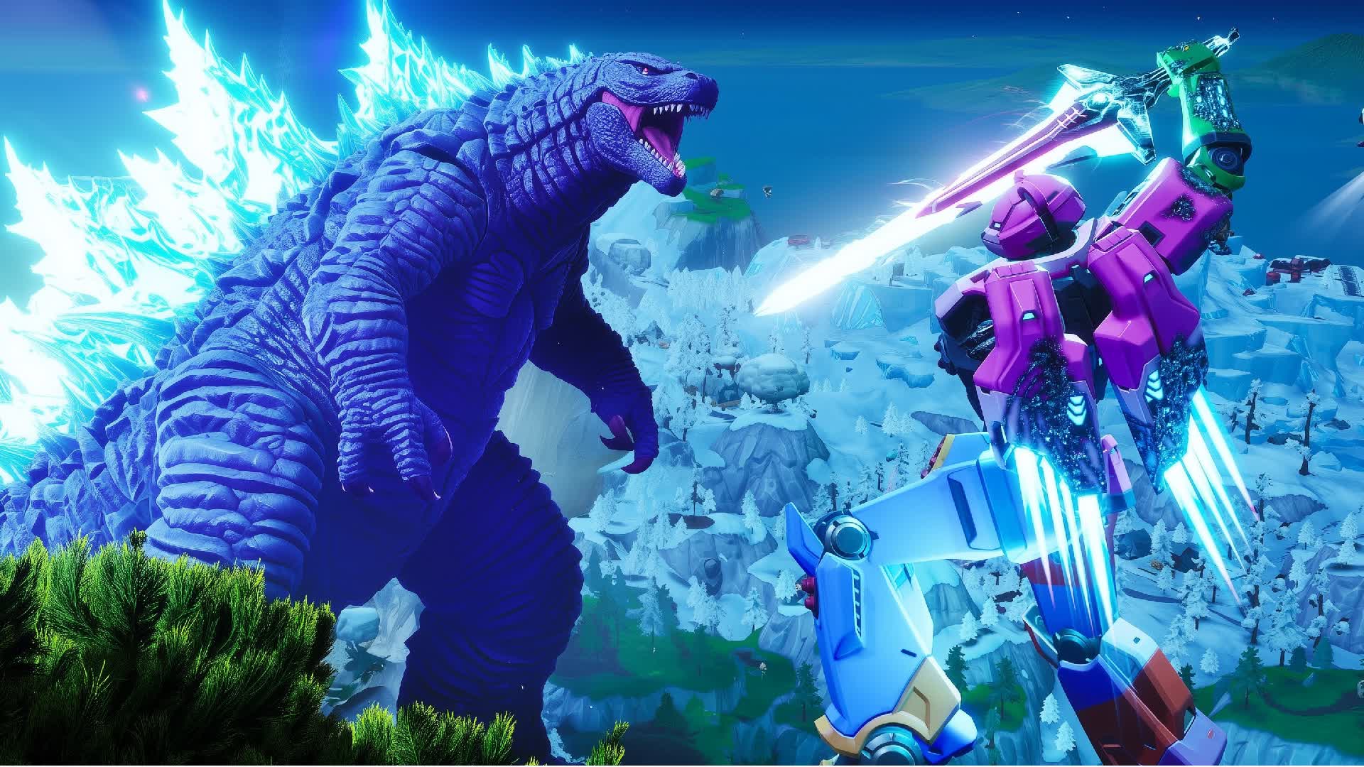 GODZILLA VS MECHA DRIVE โ Fortnite Creative map