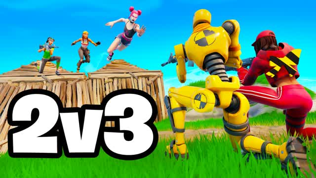 2V3 CLUTCH REALISTICS - FINEST SPEED 3V2 — Fortnite Creative map