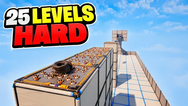 8257 - 🎯 15 LEVELS DEATHRUN ( HARD ) ! — Fortnite Creative map