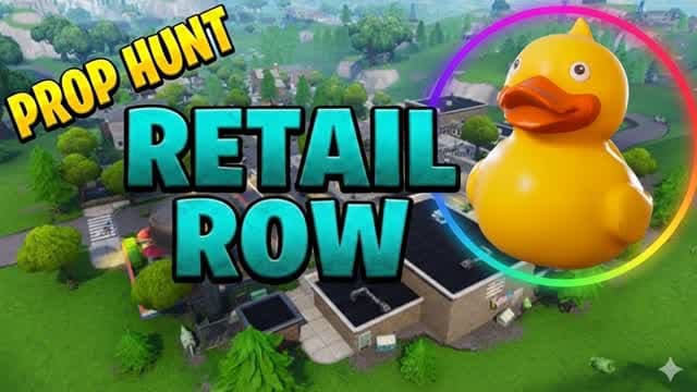 Retail Row PROP HUNT 🐥 — Fortnite Creative map