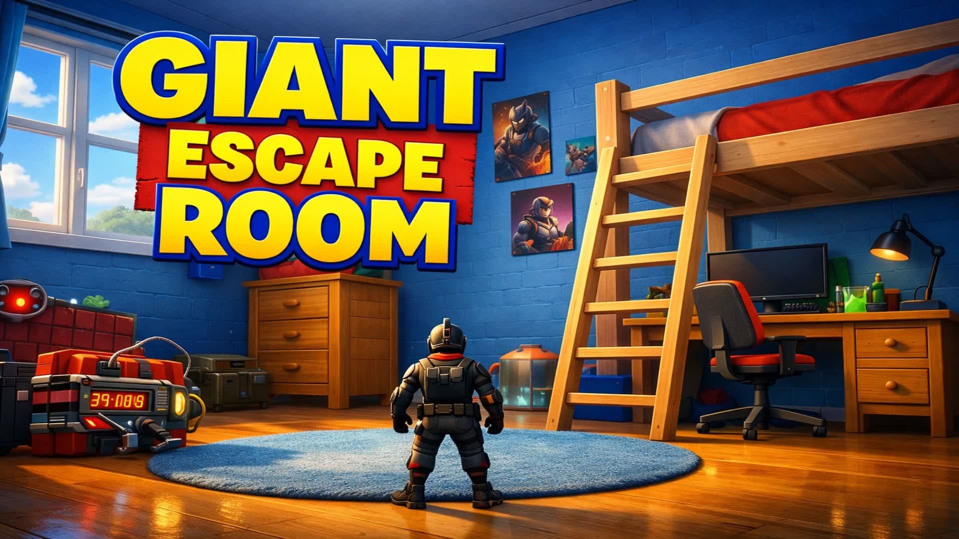 Giant Escape Room🕹️ — Fortnite Creative map