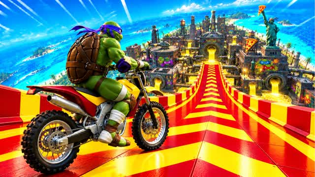 WACKY RACES - CAR GAME — Fortnite Creative map