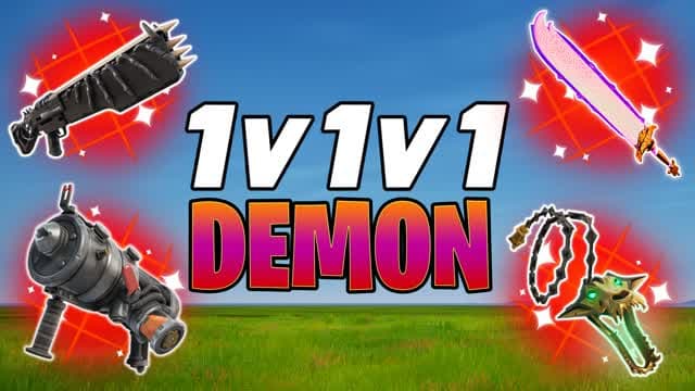 1v1v1 DEMON 1v1 Free for All PVP SCRIMS β Fortnite Creative map
