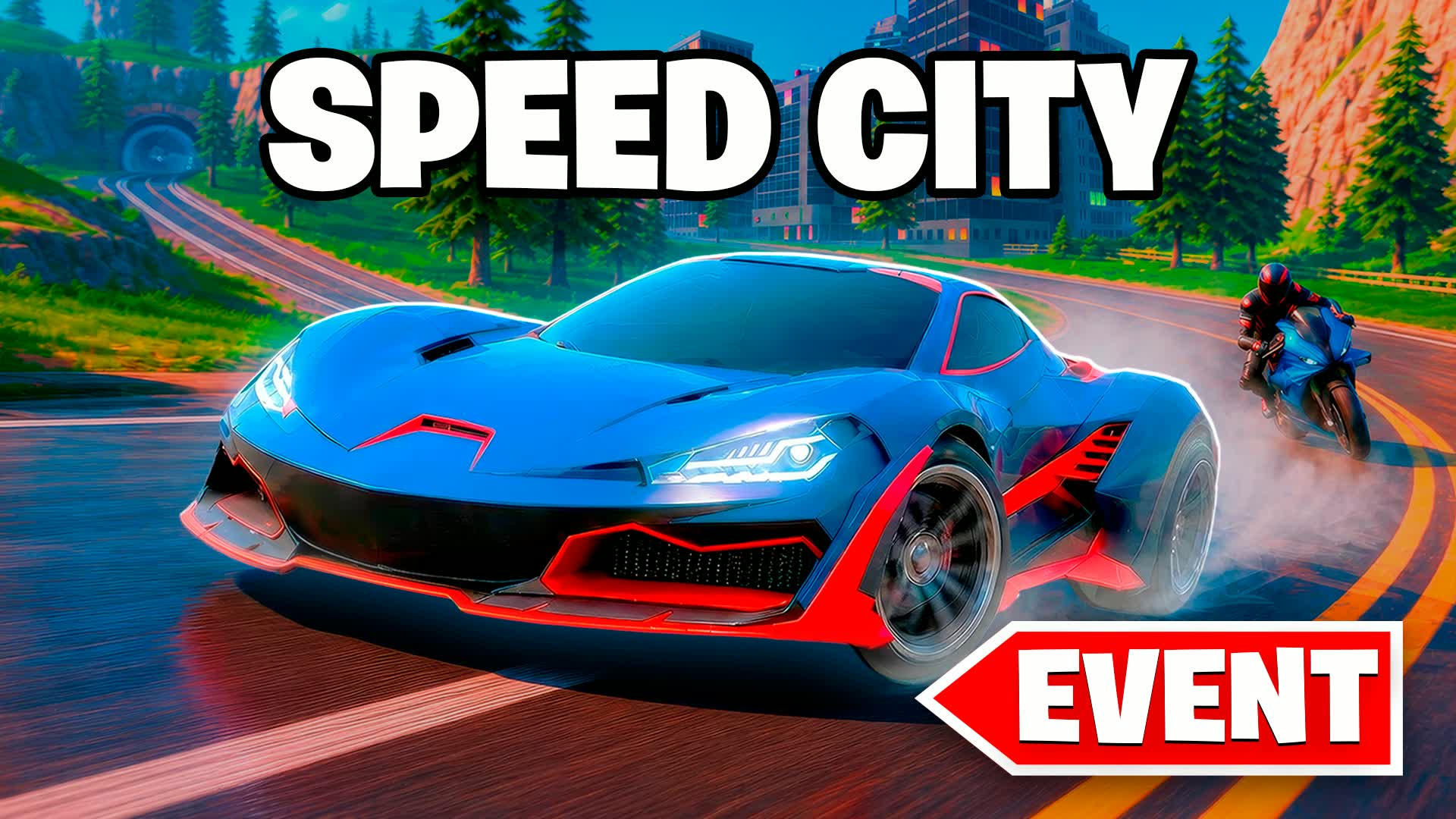 ποΈ SPEED CITY - DRIVE ROAD FFA β Fortnite Creative map