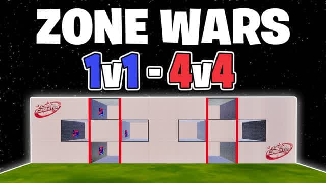 Clix Zone Wars (1v1 to 4v4) — Fortnite Creative map