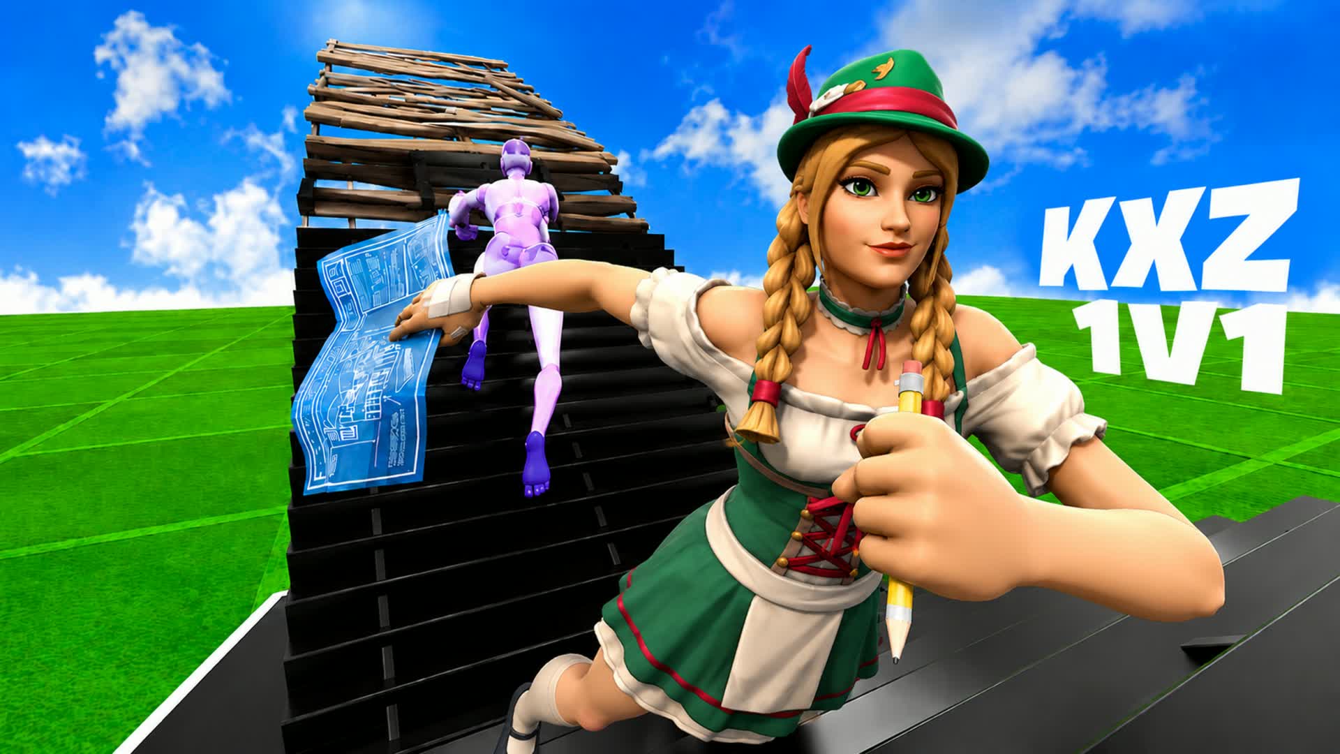 ANTILLE 1V1 BUILD FIGHT (200 PUMP) — Fortnite Creative map
