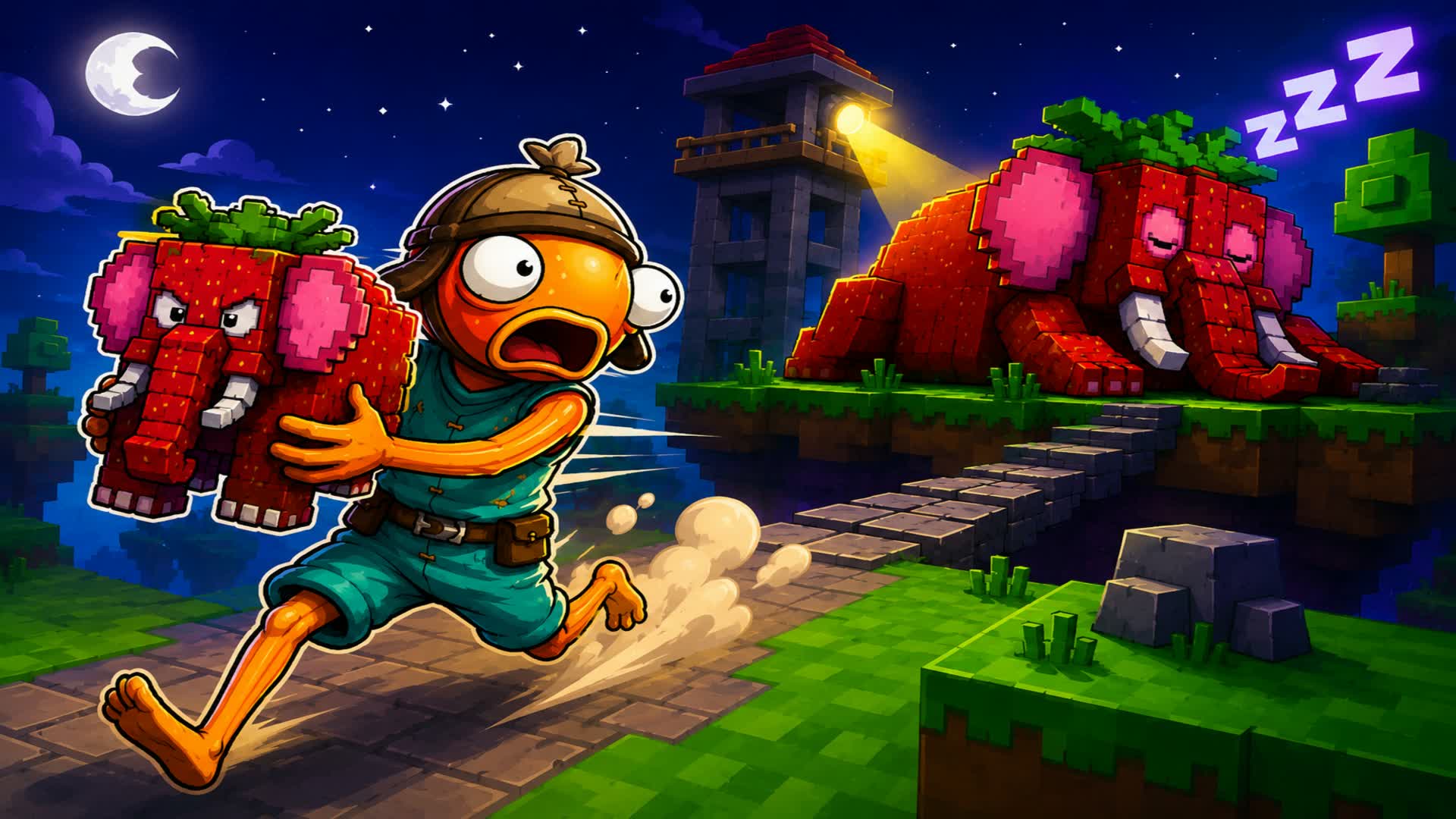 STEAL THE BRAINROTS AT NIGHT! π β Fortnite Creative map