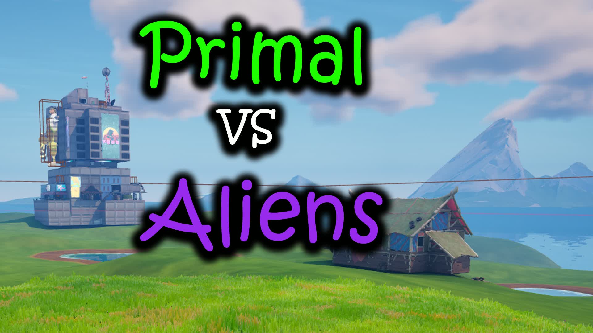 Primal vs. Aliens — Fortnite Creative map