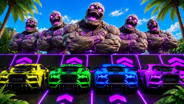 🧟ZOMBIE APOCALYPSE -COLLECT THE CARDS🧟 — Fortnite Creative map